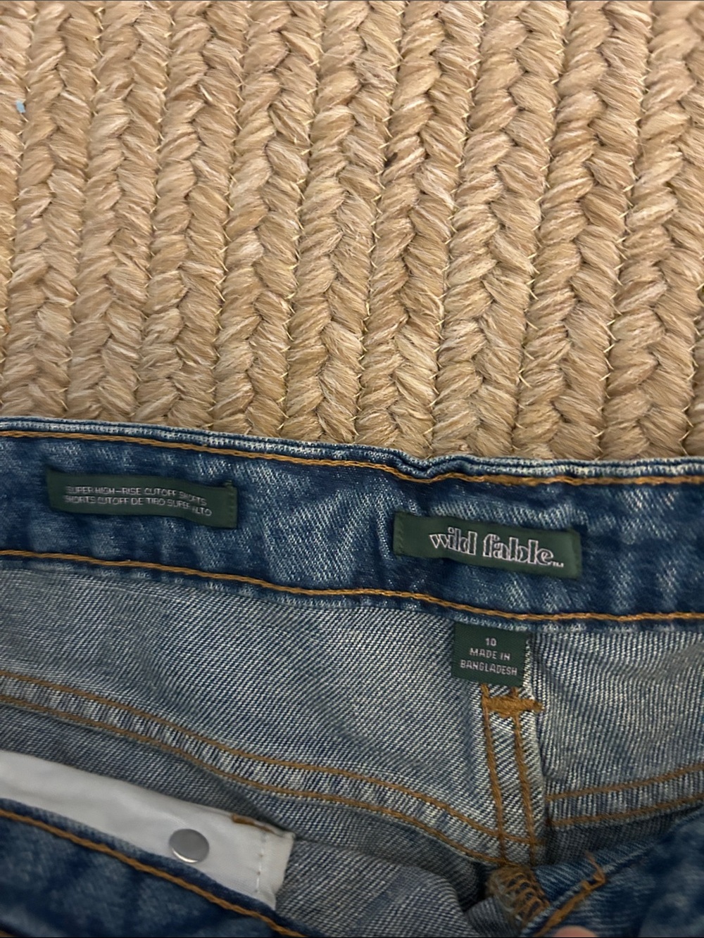 Wild Fable size 10 Jean shorts - Picture 3 of 6
